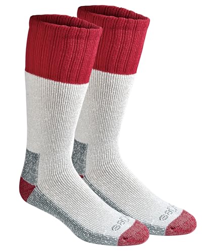 Dickies Herren Thermosocken aus Acryl, hohe Großpackung, rot, Large von Dickies