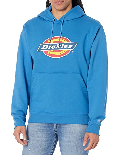 Dickies Herren Tricolor DWR Pullover Fleece Kapuzenpullover, Blau (Vallarta Blue), Medium von Dickies