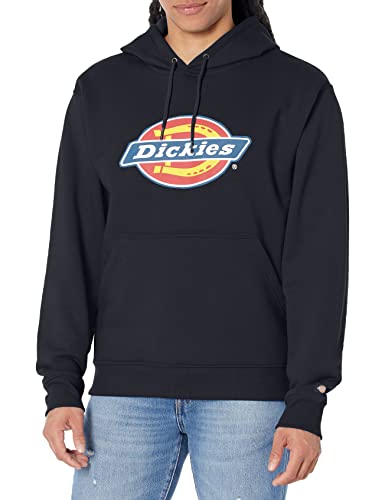 Dickies Herren Tricolor DWR Pullover Fleece Kapuzenpullover, Dunkles Marineblau, S von Dickies