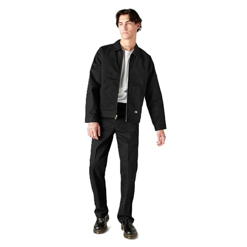 Dickies Herren Ungefütterte Eisenhower Jacke, Schwarz, L von Dickies