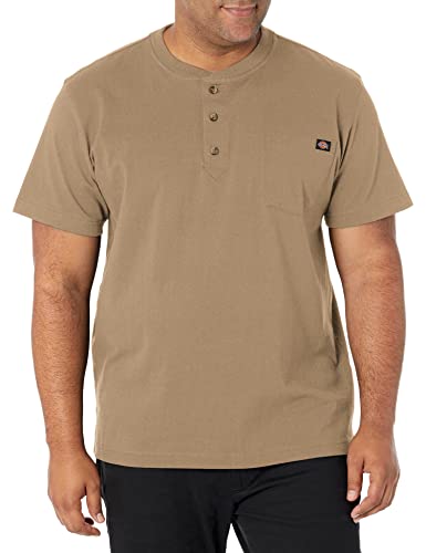 Dickies Herren schweres Henley, Desert Sand, Groß von Dickies