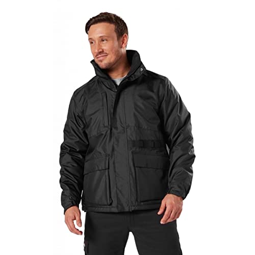 Dickies Herrenjacke SWT Utility,atmungsaktiv, 3.000mm Wassersäule (L, Schwarz) von Dickies