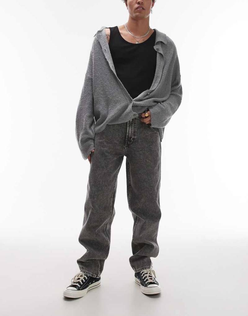 Dickies - Houston - Denim-Jeans in verwaschenem Hellgrau mit normalem Schnitt von Dickies