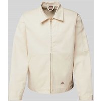 Dickies Jacke mit Label-Patch Modell 'UNLINED EISENHOWER' in Offwhite, Größe S von Dickies