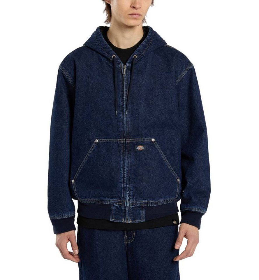 Dickies Jeansjacke Jeansjacke Dickies Hilham Hooded Jacket Kängurutasche von Dickies
