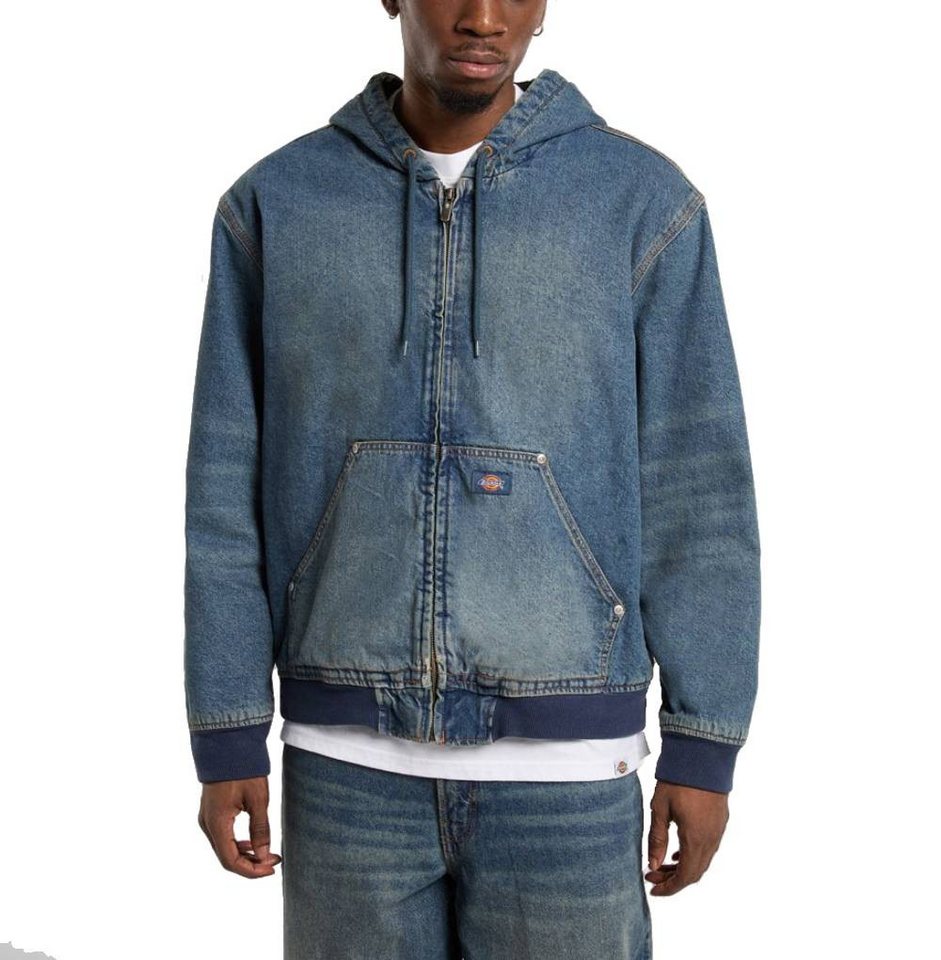 Dickies Jeansjacke Jeansjacke Dickies Hilham Hooded Jacket Kängurutasche von Dickies