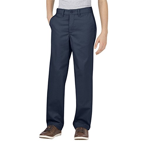 Dickies Junge P0700 Flat Front (Husky 8-20) Hose, 10 Husky, Dark Navy von Dickies