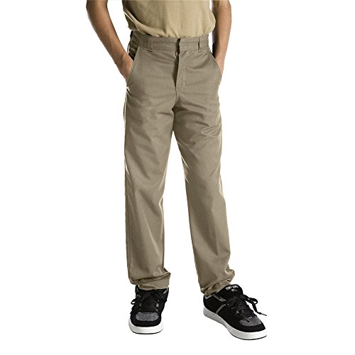 Dickies - - Jungen KP3123 Flexwaist Flat Front Pant, 4, Khaki von Dickies