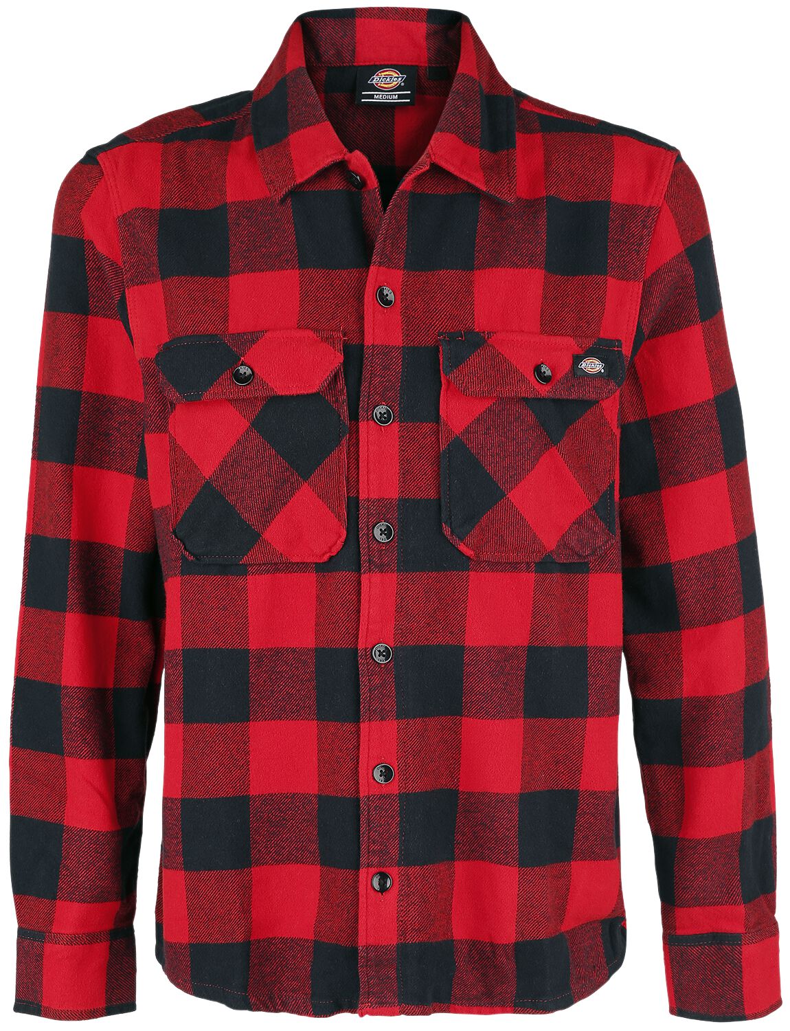 Dickies Langarmhemd - New Sacramento Shirt - S - für Männer - Größe S - rot von Dickies