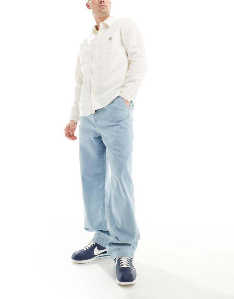 Dickies - Madison - Baggy-Jeans in Hellblau von Dickies