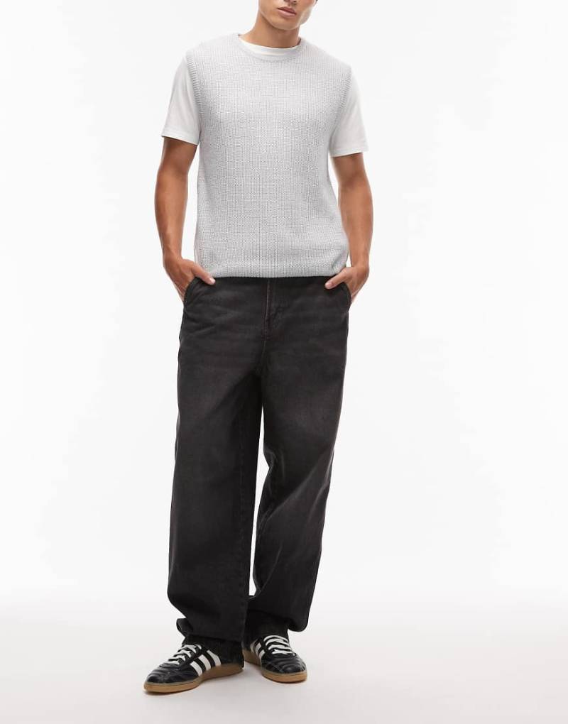 Dickies - Madison - Baggy-Jeans in verblasstem, verwaschenem Schwarz Dickies - Madison - Baggy-Jeans in verblasstem, verwaschenem Schwarz von Dickies