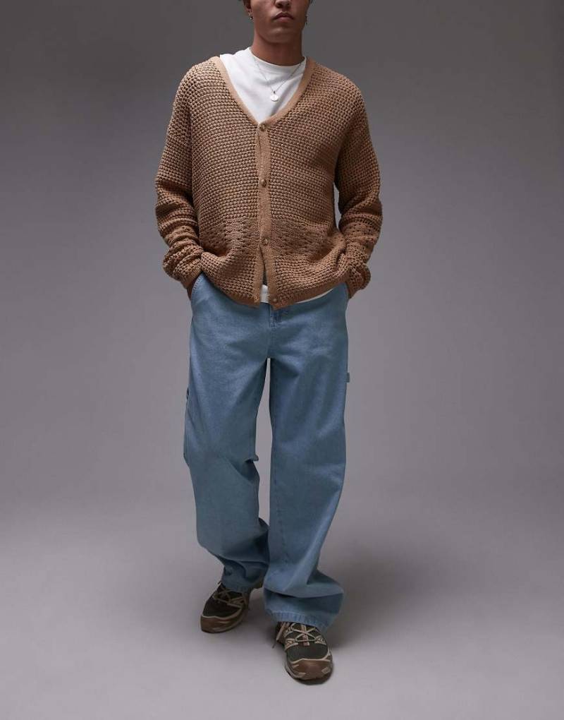 Dickies - Madison - Denim-Jeans in blauer, ausgebleichter Rinse-Waschung und lässigem Schnitt von Dickies