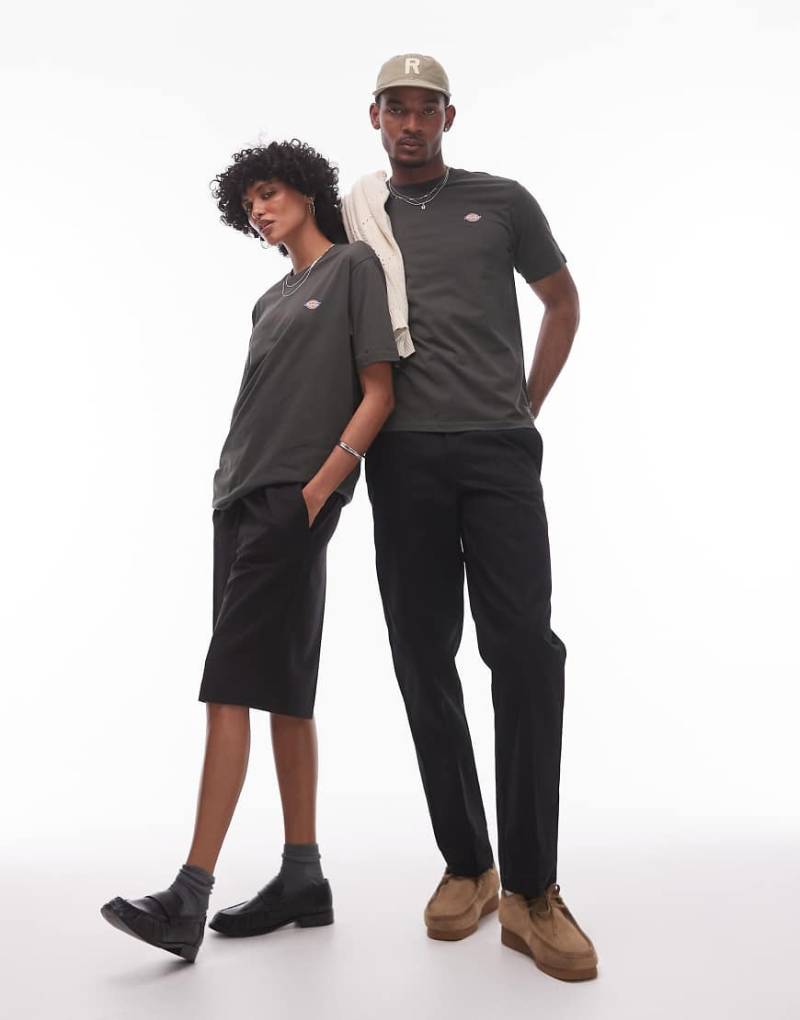 Dickies - Mapleton - T-Shirt in Olivgrün mit kleinem Logo von Dickies