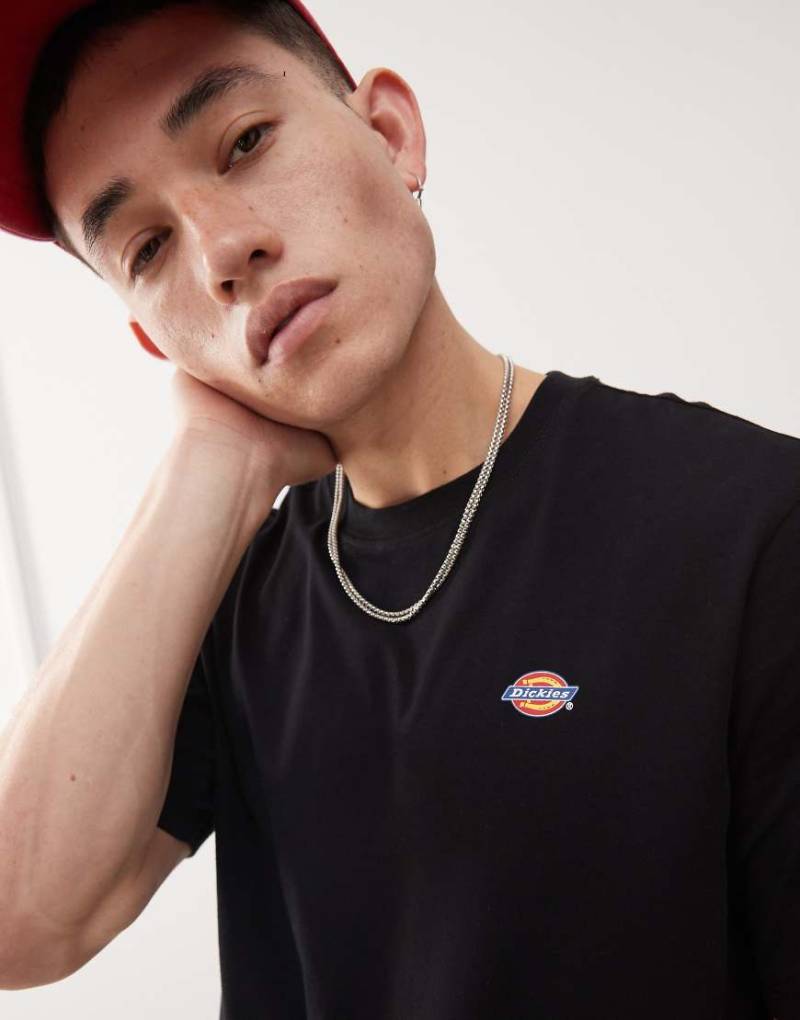 Dickies - Mapleton - T-Shirt in Schwarz mit kleinem Logo von Dickies