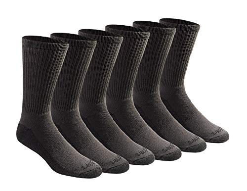 Dickies Men's Big and Tall Multi-Pack Dri-tech Moisture Control Crew Socks, Charcoal, Shoe Size: 12-15 von Dickies