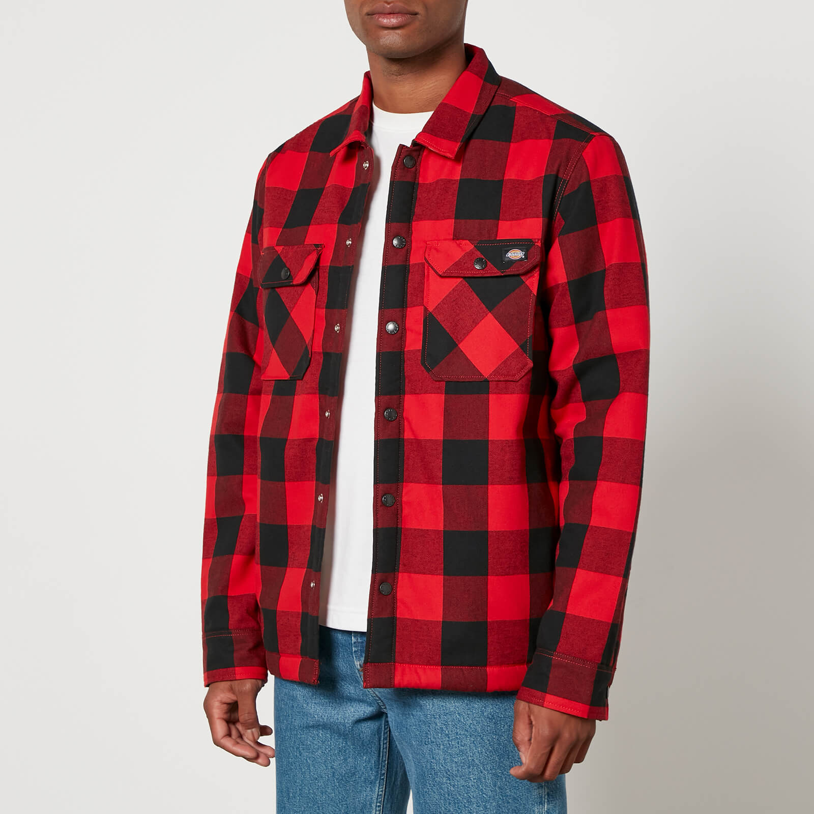 Dickies Sacramento Checked Cotton-Flannel Overshirt - L von Dickies