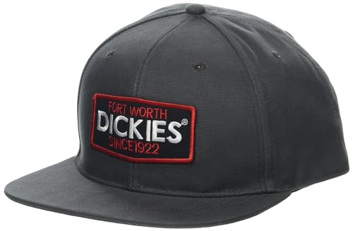 Dickies Men's Logo Patch Flat Bill Slate Gray (SL) Snapback Hat von Dickies