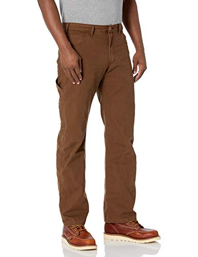 Dickies Men's Relaxed Straight Fit Lightweight Duck Carpenter Jean, Timber, 32W x 30L von Dickies