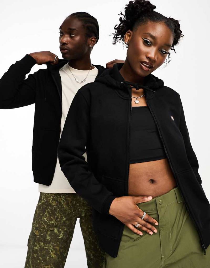 Dickies - Oakport - Kapuzenjacke in Schwarz mit Reißverschluss von Dickies