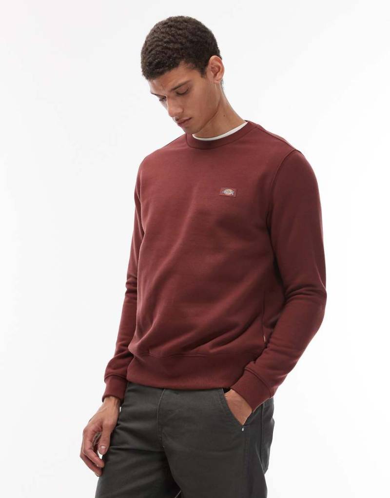 Dickies - Oakport - Sweatshirt in Burgunderrot von Dickies