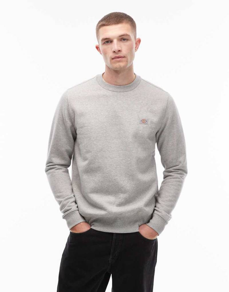 Dickies - Oakport - Sweatshirt in meliertem Grau von Dickies