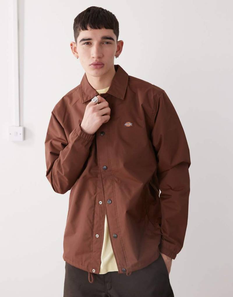 Dickies - Oakport - Trainerjacke in Cappuccinobraun von Dickies