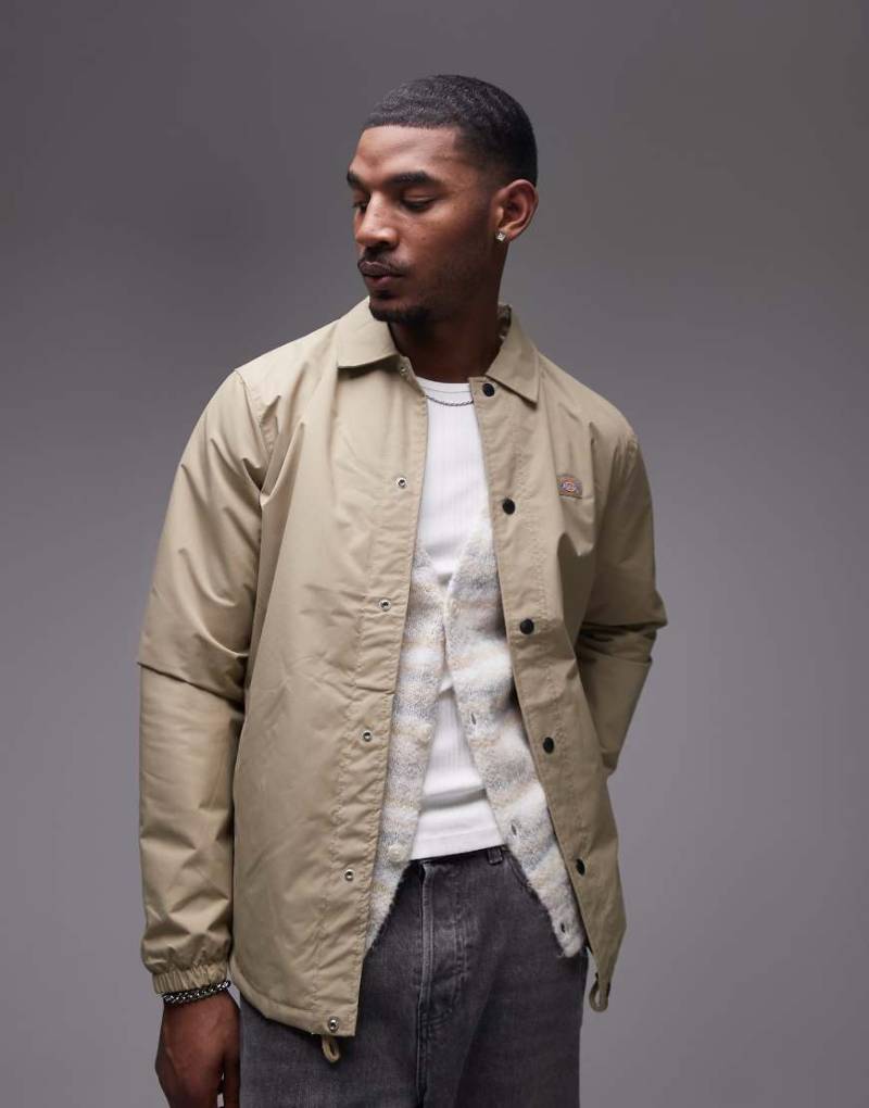 Dickies - Oakport - Trainingsjacke in Khaki-Grün von Dickies