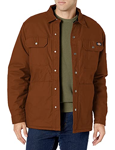 Dickies - Outerwear for Men, Flex Duck Shirt Jacket, Water Repelling Technology, Timber, XXL von Dickies