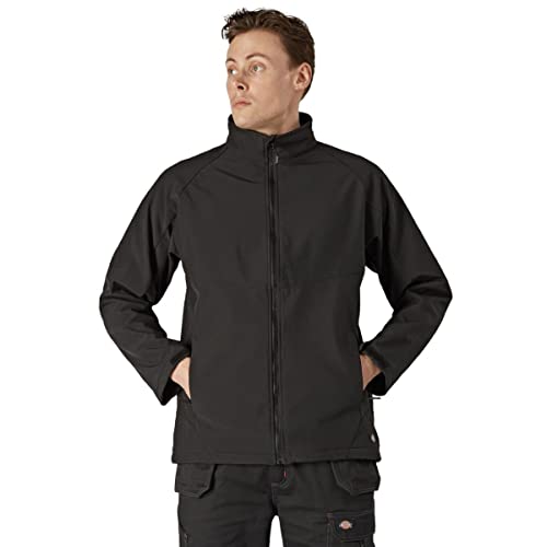 Dickies - Outerwear for Men, Softshell Jacket, Waterproof, Black, XXL von Dickies