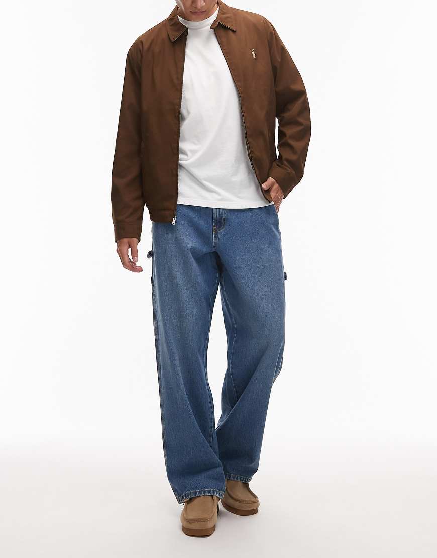 Dickies - Painter - Weite Jeans in verblasstem Dunkelblau von Dickies