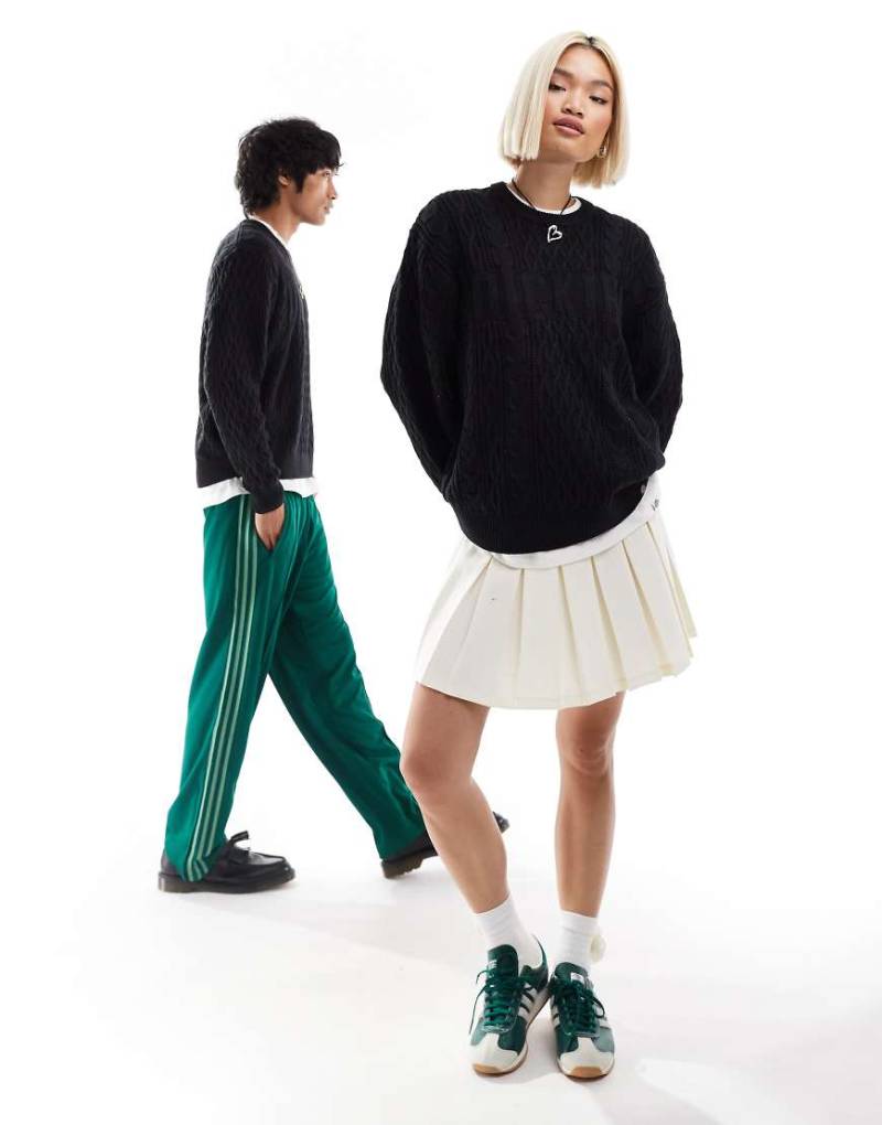 Dickies - Seasonal - Strickpullover in Schwarz mit farblich abgestimmtem Logo von Dickies