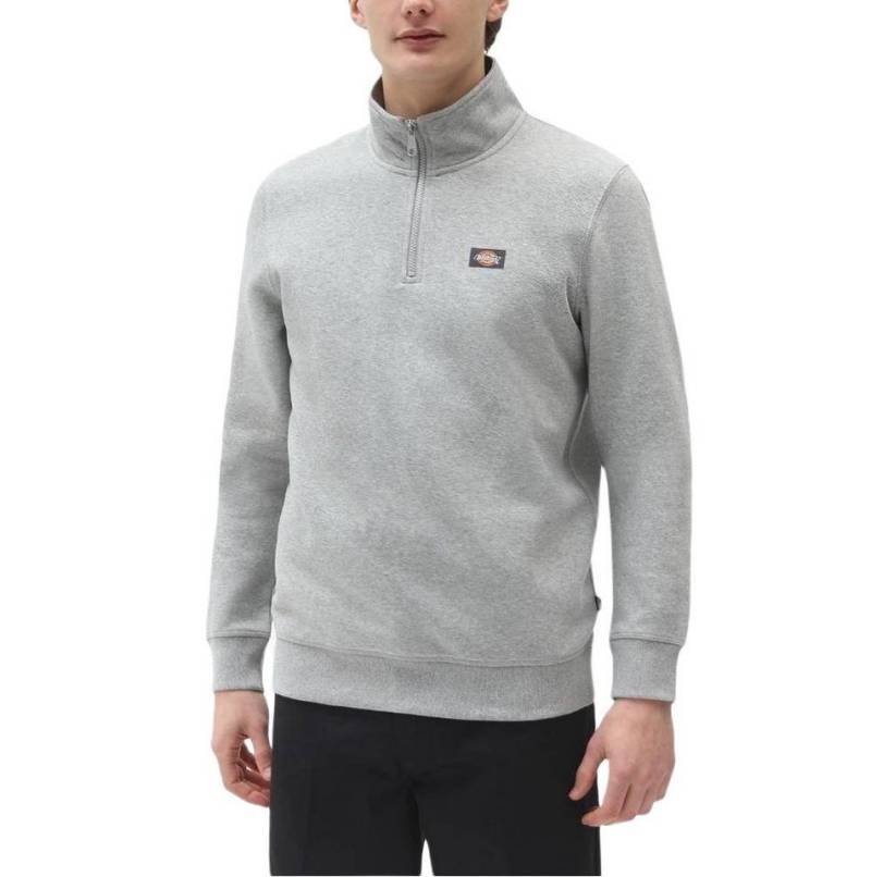 Dickies Sweater Sweatpulli Dickies Oakport Quarter Zip, G XL F grey-mel. von Dickies
