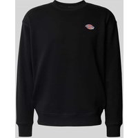 Dickies Sweatshirt mit Logo-Patch Modell 'MILLERSBURG' in Black, Größe S von Dickies