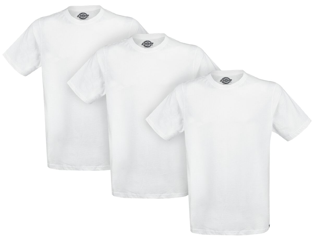 Dickies T-Shirt - Dickies T-Shirt 3er-Pack - S bis XXL - für Männer - Größe XL - weiß von Dickies