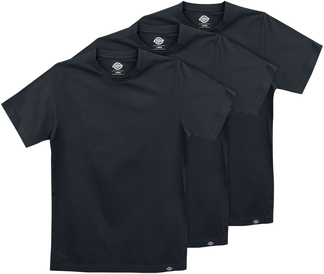 Dickies T-Shirt - Dickies T-Shirt 3er-Pack - S bis XXL - für Männer - Größe XXL - schwarz von Dickies