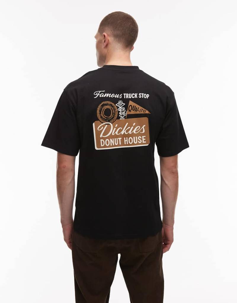 Dickies - T-Shirt in Schwarz mit „Donut House"-Grafikprint am Rücken von Dickies