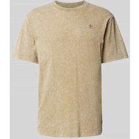 Dickies T-Shirt mit Label-Patch Modell 'NEWINGTON' in Ecru, Größe XL von Dickies