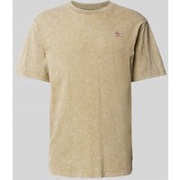 Dickies T-Shirt mit Label-Patch Modell 'NEWINGTON' in Ecru, Größe XXL von Dickies