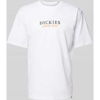 Dickies T-Shirt mit Label-Print Modell 'PARK' in Weiss, Größe L von Dickies
