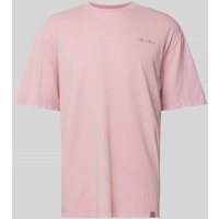 Dickies T-Shirt mit Label-Stitching Modell 'PLENTYWOOD' in Rosa, Größe XL von Dickies
