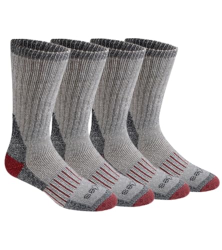 Dickies Thermosocken für Herren, schwere Wollmischung, Multipack, Schwarz (4 Paare), Large von Dickies