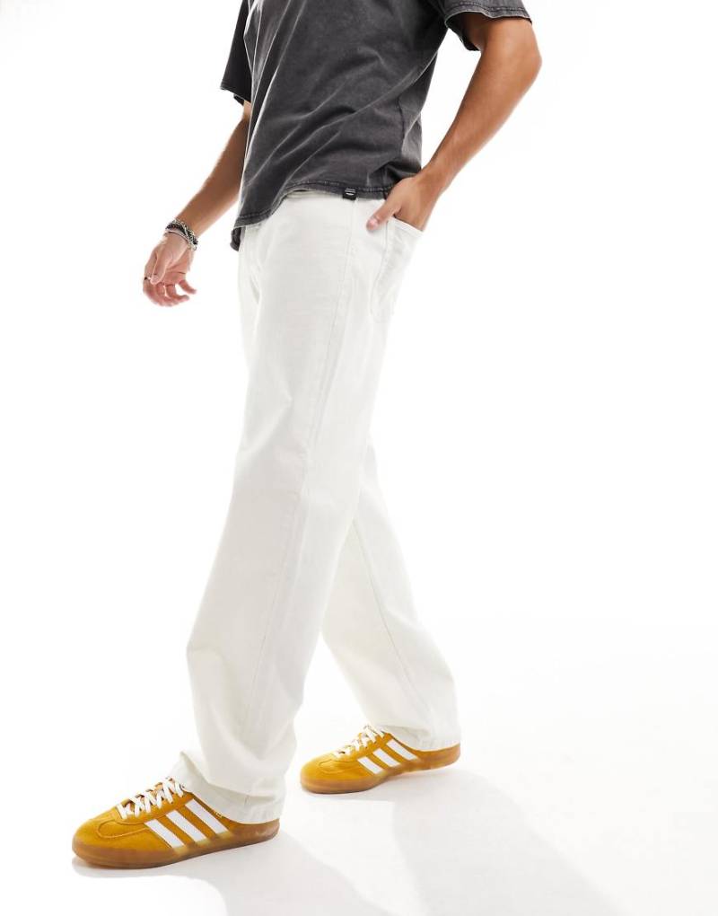 Dickies - Thomasville - Denim-Jeans in Ecru mit lockerem Schnitt-Neutral von Dickies