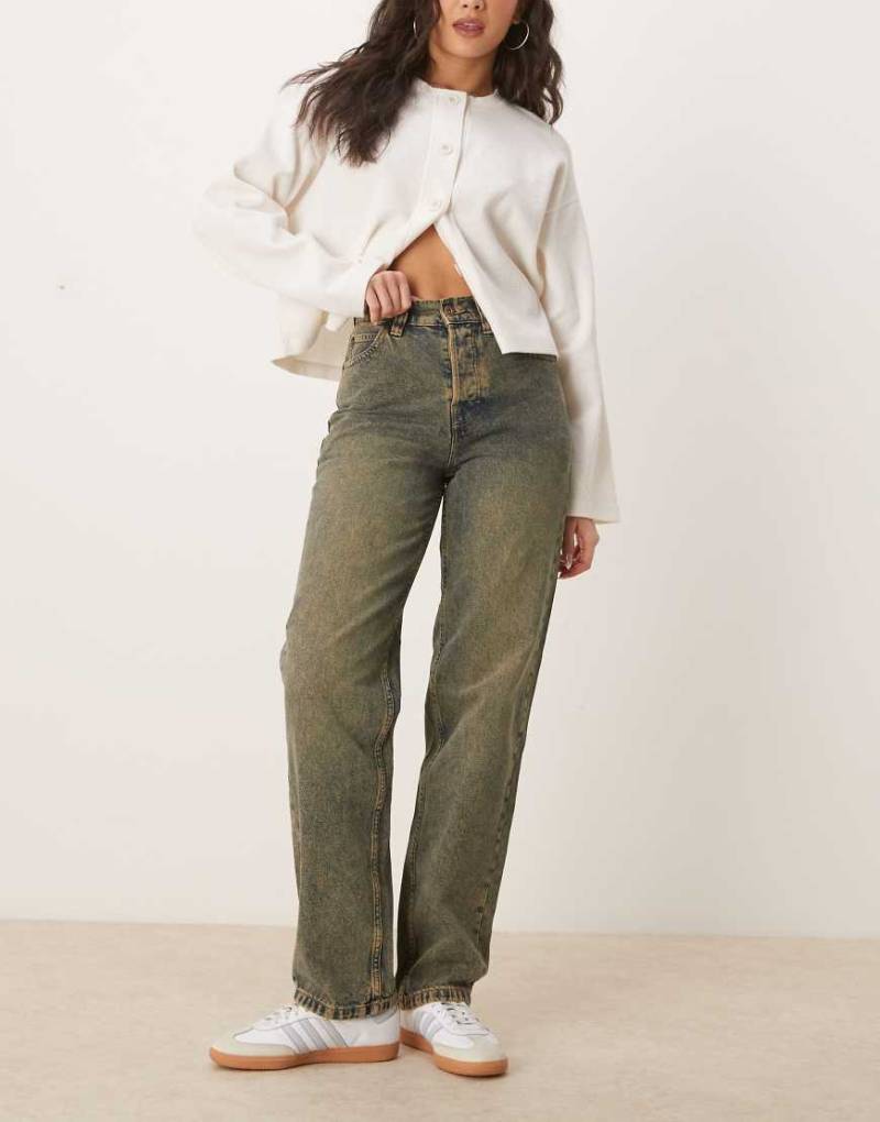 Dickies - Thomasville - Regular Fit Jeans in Indigo mit Gelbstich-Blau von Dickies