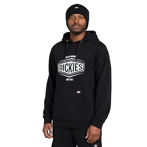 Dickies Herren Rockfield Hoodie (BCI) Kapuzenpullover, Black, L von Dickies