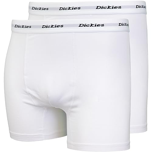 Dickies Unterhosen Trunks 2er Pack Herren (L, White) von Dickies