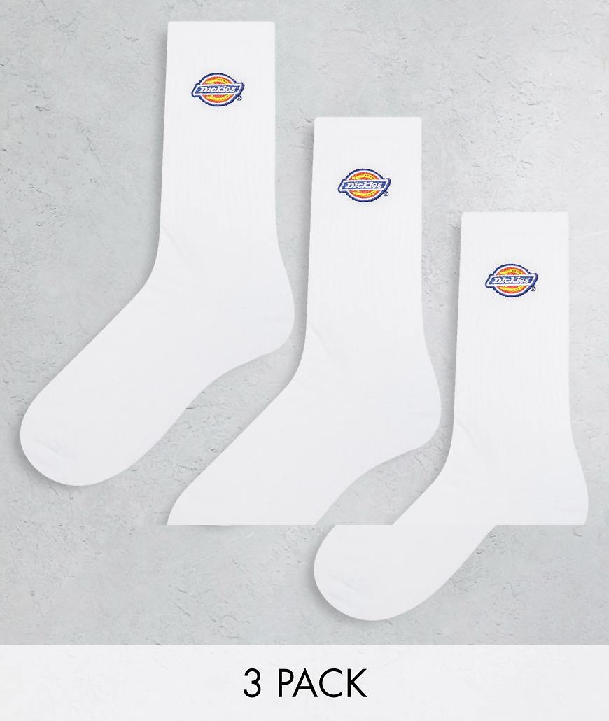 Dickies - Valley Grove - 3er-Multipack Crew-Socken in Weiß Dickies - Valley Grove - 3er-Multipack Crew-Socken in Weiß von Dickies