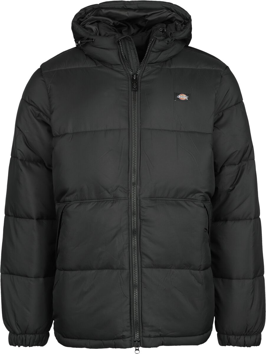 Dickies Winterjacke - Waldenburg Hooded - S bis XXL - für Männer - Größe L - schwarz von Dickies