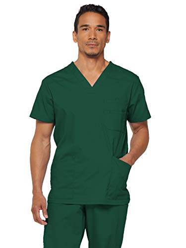 Dickies Xtreme Stretch Herren Scrub Top mit V-Ausschnitt, Hunter, Mittel von Dickies