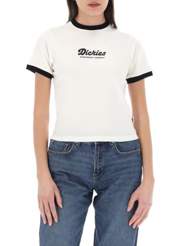 T-SHIRT Donna DICKIES LEWISTON RINGER DK0A4Z8IC481 EGRET von Dickies