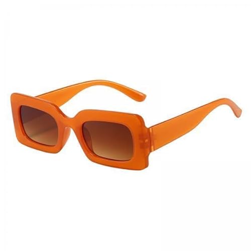 Dickly 2x Moderne Fahrbrille, Schutz Sonnenbrille Outdoor Damen Herren Rechteck Sonnenbrille für Party, Mädchen Damen, Reisen, Strand, Einkaufen von Dickly